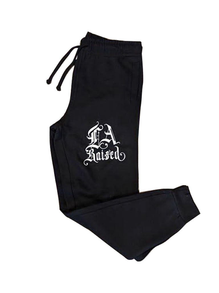 LA Raised Sweat Pants (Black